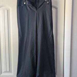 The Limited Navy Pinstripe Pants